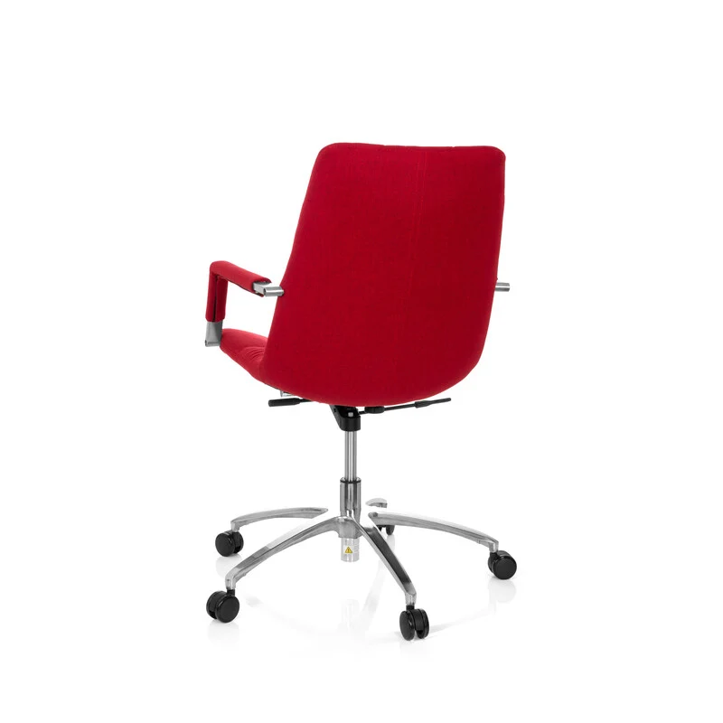 B-Ware hjh OFFICE Bürostuhl Drehstuhl SARANTO Stoff rot Stuhl Möbel Sessel Sitzmöbel