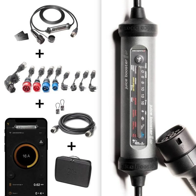 D-Ware juice technology JUICE BOOSTER 3 air Mobile Ladestation Typ 2 Mode 2 DEFEKTWARE