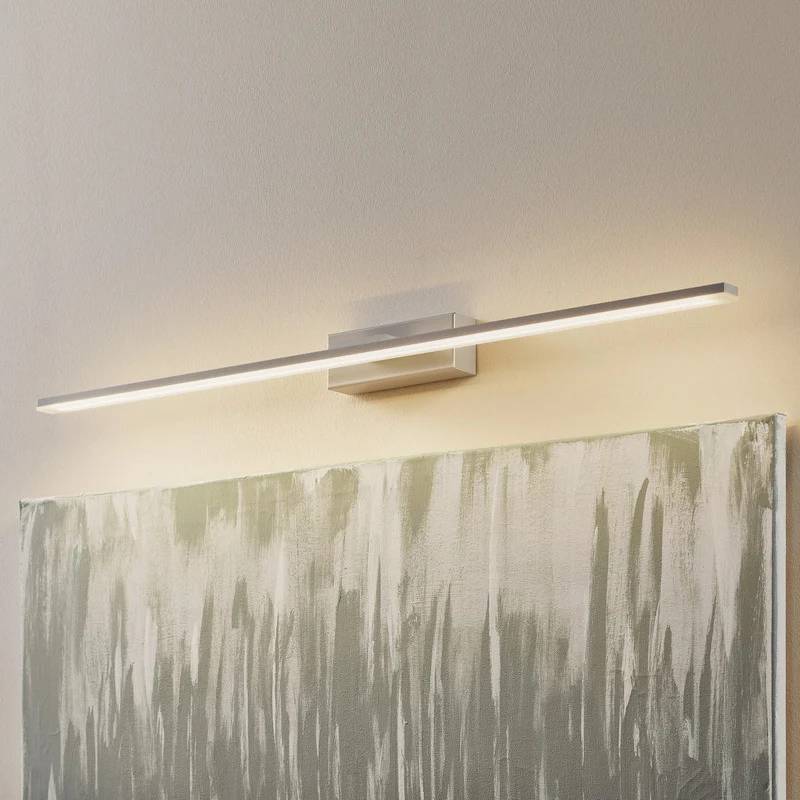 B-Ware MCJ LED Wandleuchte Spiegel Lampe Aluminium Weiss 80 cm Miroir Badezimmer