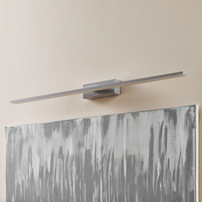 B-Ware MCJ LED Wandleuchte Spiegel Lampe Aluminium Weiss 80 cm Miroir Badezimmer