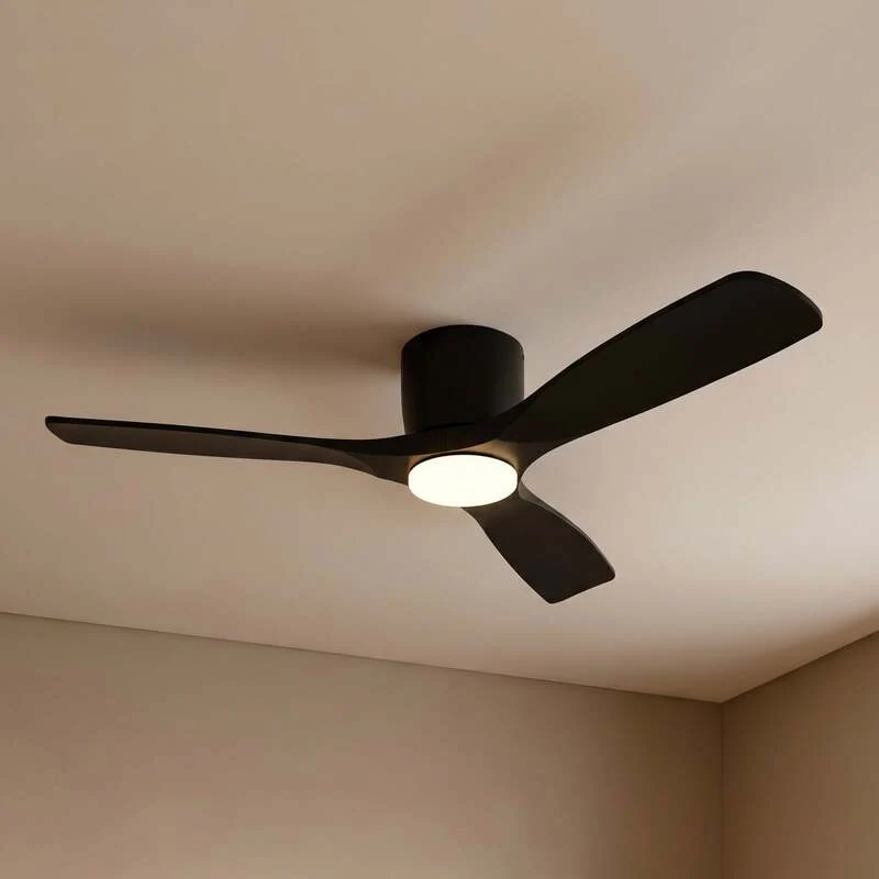 B-Ware Lucande Deckenventilator Ventilator LED smart Tuya Moneno CCT schwarz dimmbar