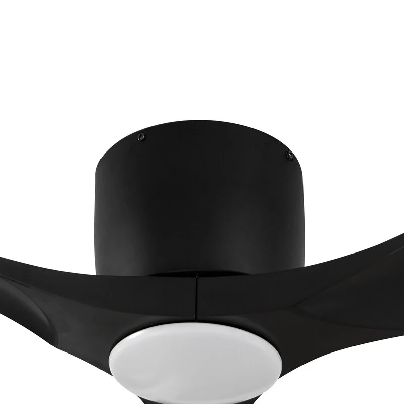 B-Ware Lucande Deckenventilator Ventilator LED smart Tuya Moneno CCT schwarz dimmbar