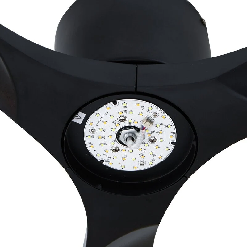 B-Ware Lucande Deckenventilator Ventilator LED smart Tuya Moneno CCT schwarz dimmbar