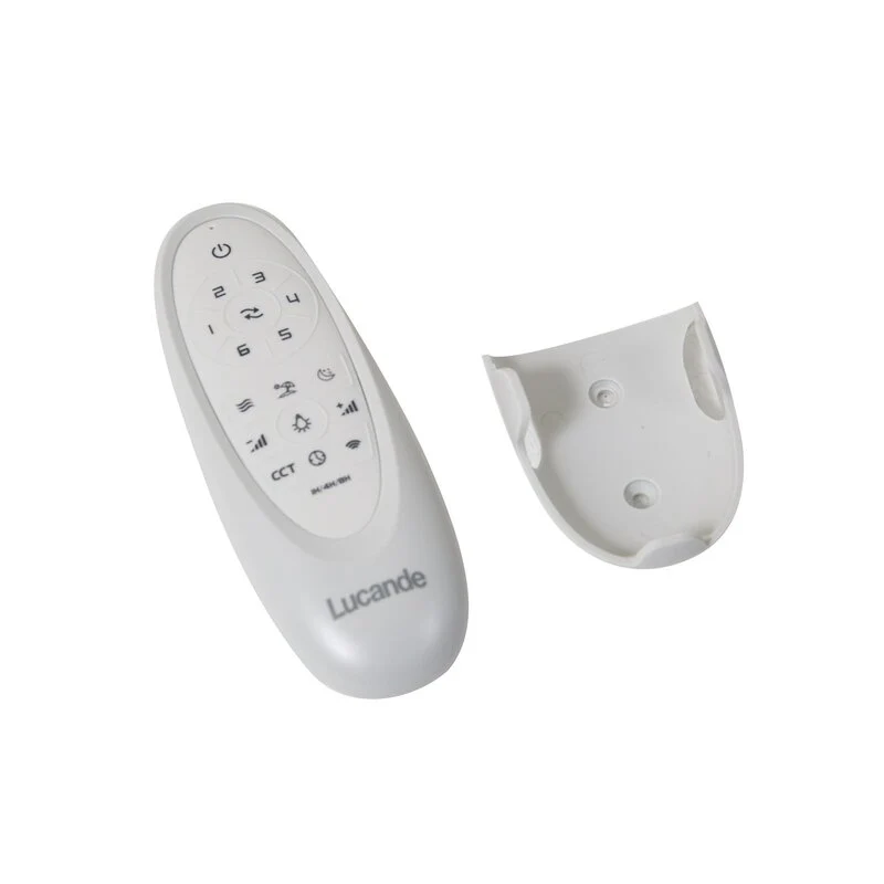 B-Ware Lucande Deckenventilator Ventilator LED smart Tuya Moneno CCT schwarz dimmbar
