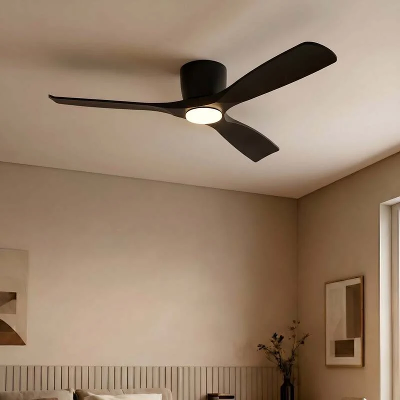 B-Ware Lucande Deckenventilator Ventilator LED smart Tuya Moneno CCT schwarz dimmbar