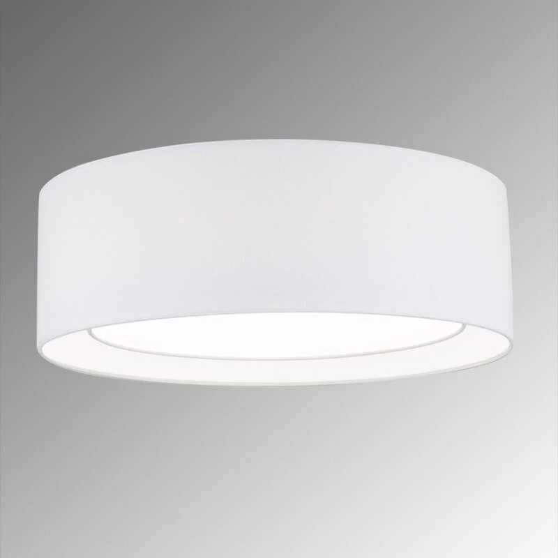 B-Ware Orion Runde Textil-Deckenlampe Deckenlampe Deko-Deckenlicht Antoni E27 Weiß