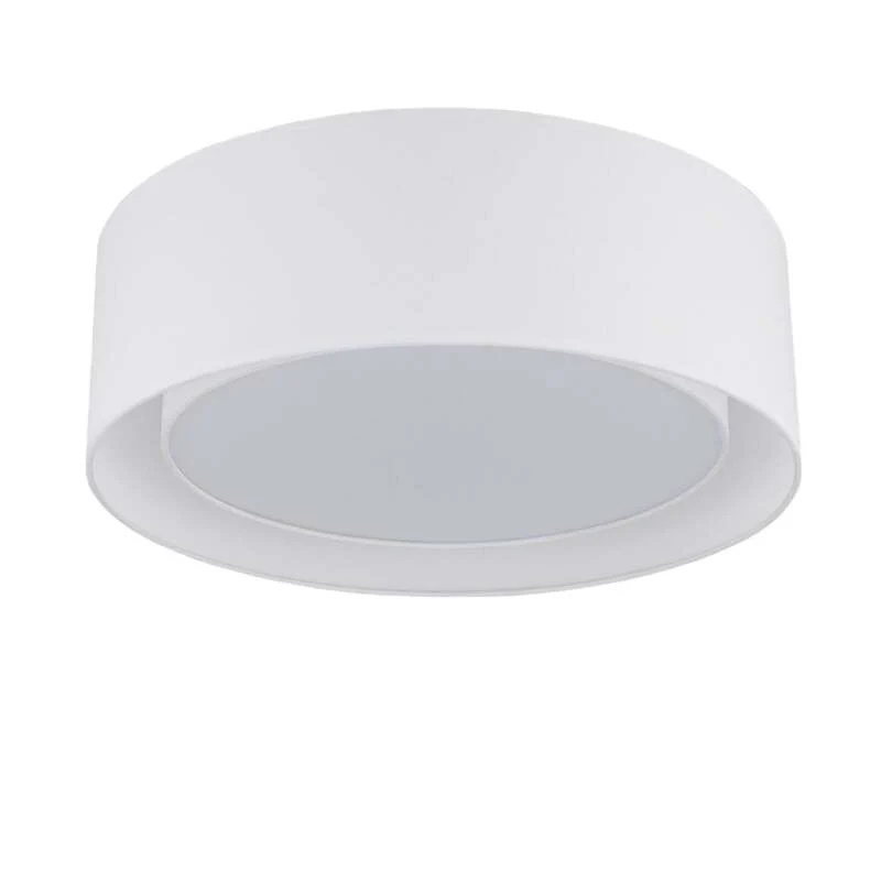 B-Ware Orion Runde Textil-Deckenlampe Deckenlampe Deko-Deckenlicht Antoni E27 Weiß