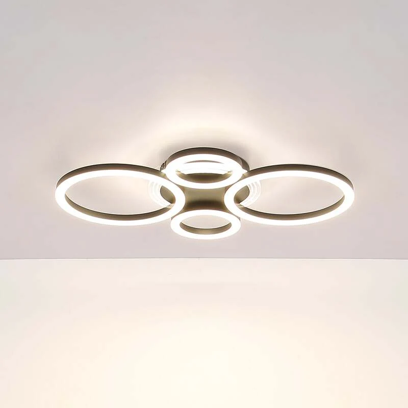 B-Ware Globo Deckenleuchte Loretta LED Lampe Leuchte CCT dimmbar schwarz 53cm 2500lm