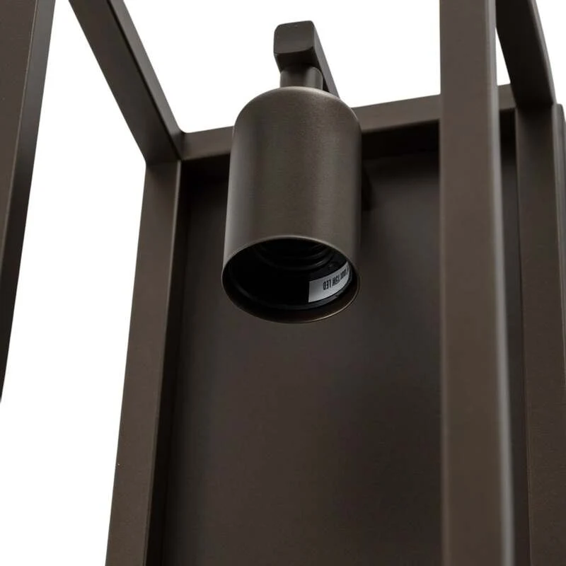 B-Ware Wandleuchte Frame titan-goldfarben LED Wandlampe Lampe dimmbar Stahl 15x30cm