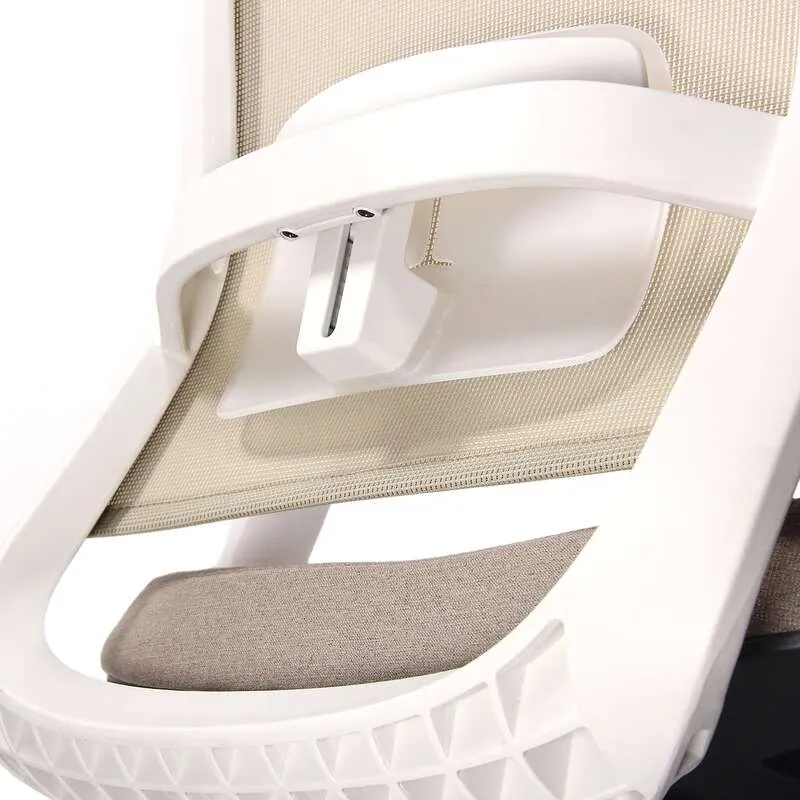 B-Ware hjh OFFICE Bürostuhl Drehstuhl PURE WHITE Stuhl Schreibtischstuhl Stoff beige
