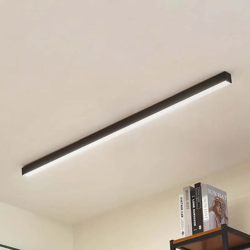 B-Ware Lucande Deckenleuchte Deckenlampe LED Teniona CCT Funktion schwarz Aluminium