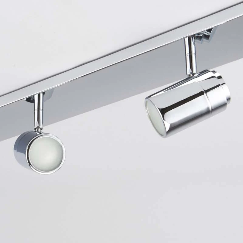 B-Ware Lindby Deckenleuchte Lampe Dejan LED 4-flg dimmbar chrom IP44 85x9cm Badezimmer