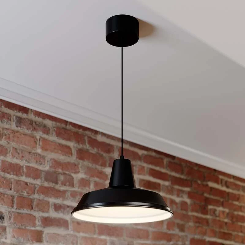 B-Ware Hängeleuchte Class LED Pendelleuchte dimmbar Lampe schwarz 36cm Ø, 100cm max.