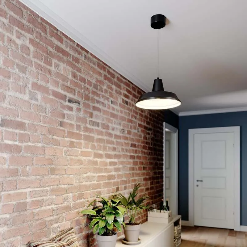 B-Ware Hängeleuchte Class LED Pendelleuchte dimmbar Lampe schwarz 36cm Ø, 100cm max.