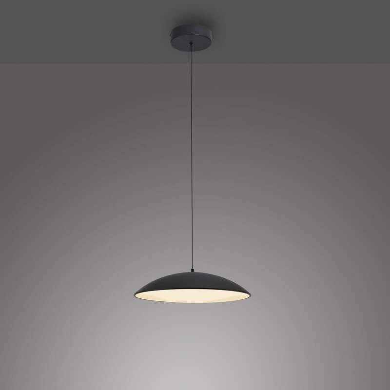 B-Ware SCHÖNER WOHNEN-Kollektion Hängeleuchte LENTE LED Pendelleuchte dimmbar schwarz