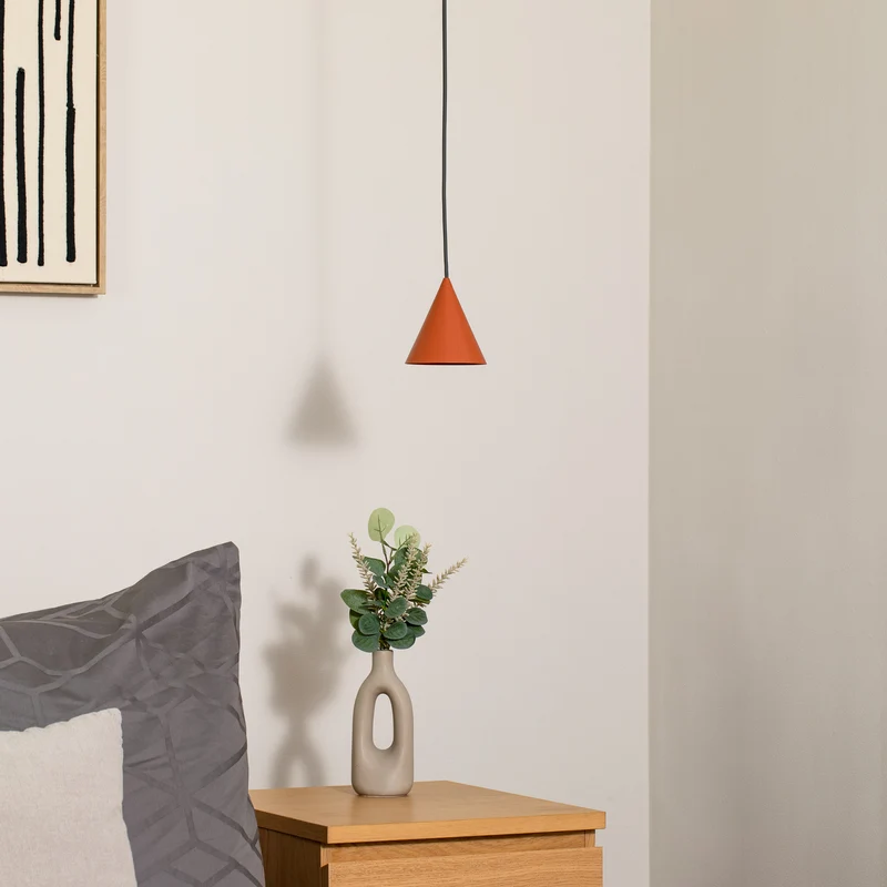 B-Ware Nowodvorski Hängeleuchte ZENITH LED Pendelleuchte dimmbar terracotta Ø11cm