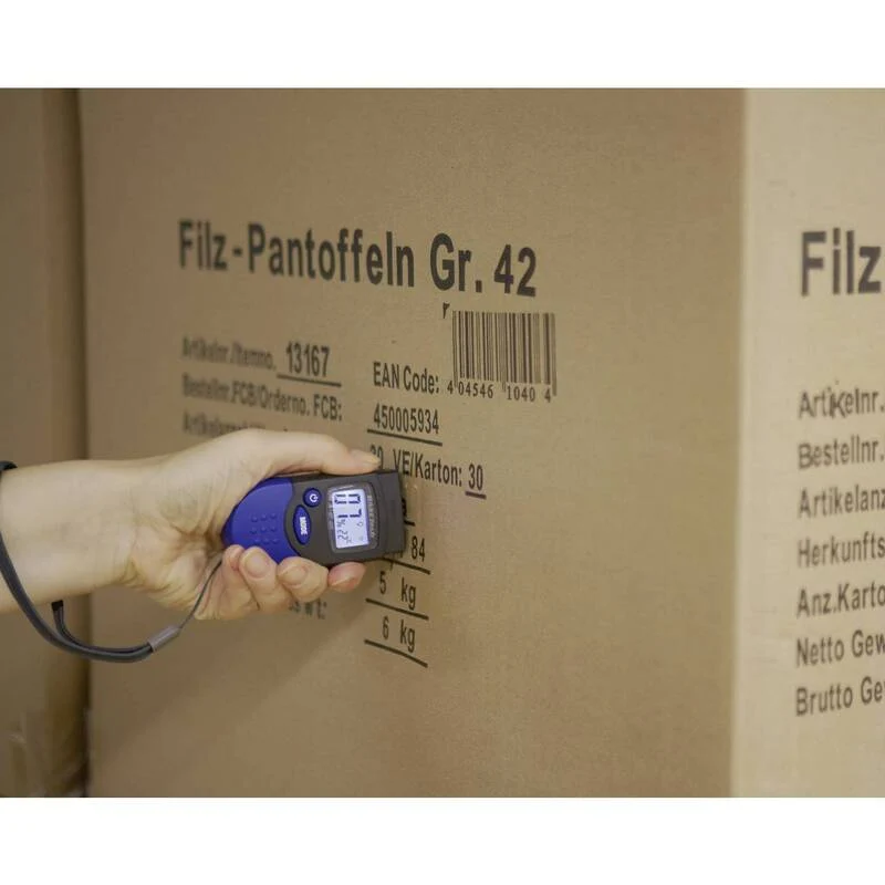 B-Ware Basetech BT-400 Materialfeuchtemessgerät mit Temperaturanzeige 0-50°C