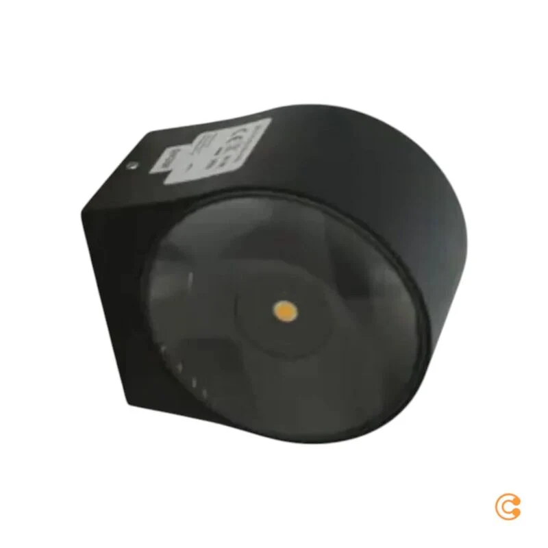 B-Ware Fabas Luce Außenwandleuchte Wandlampe LED schwarz Kristallglas Aluminium