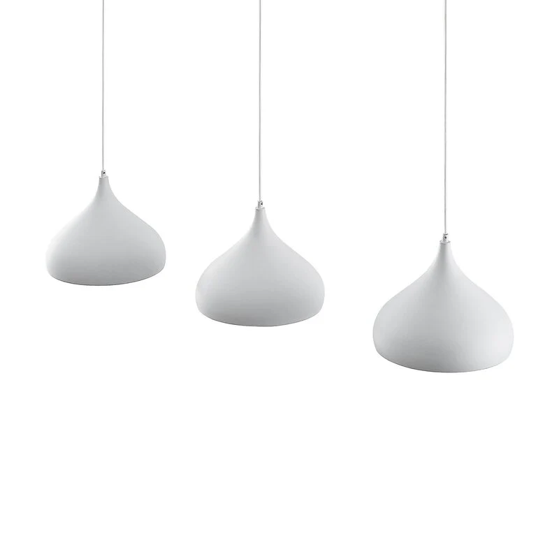 B-Ware Lindby Elamira Pendelleuchte Deckenlampe Hängeleuchte Deckenlicht E27 3-flg weiß