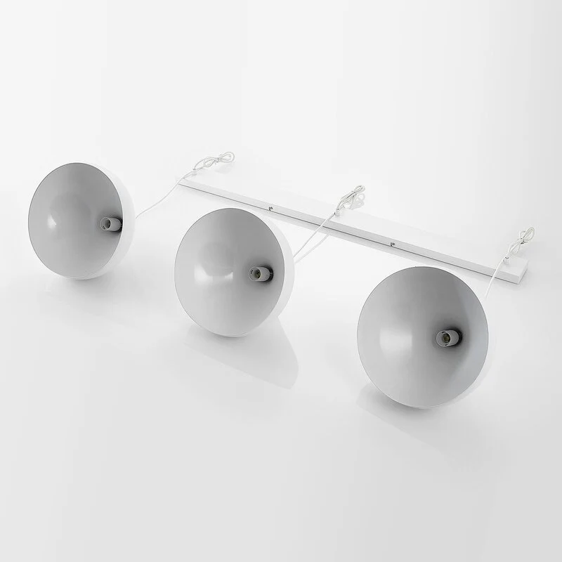 B-Ware Lindby Elamira Pendelleuchte Deckenlampe Hängeleuchte Deckenlicht E27 3-flg weiß
