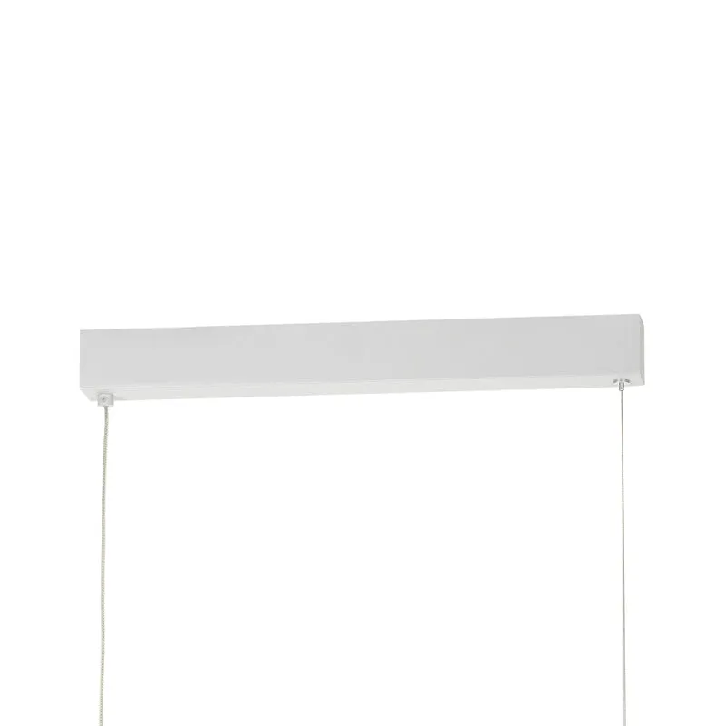 B-Ware Prios Hängeleuchte LED Zyair silber Aluminium 5700lm dimmbar Pendelleuchte Panel