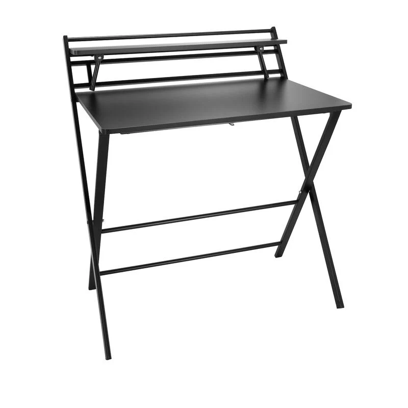 B-Ware hjh OFFICE Schreibtisch Arbeitstisch EASY CLAP Computertisch Tisch 92x84 schwarz
