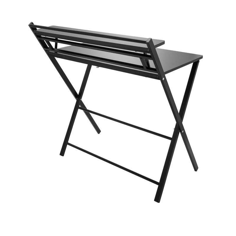 B-Ware hjh OFFICE Schreibtisch Arbeitstisch EASY CLAP Computertisch Tisch 92x84 schwarz