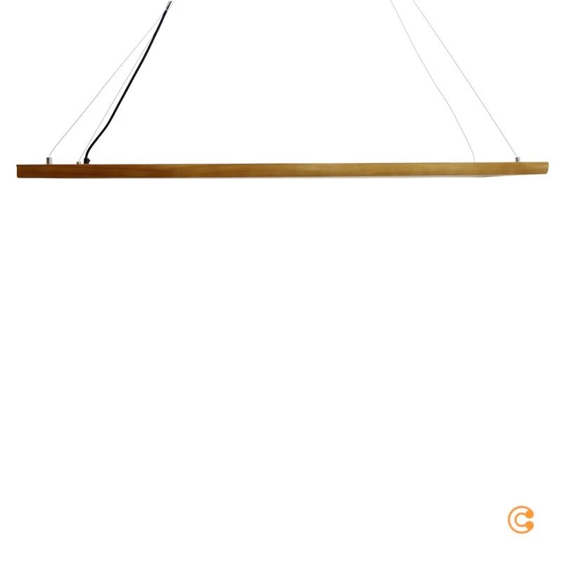 B-Ware Paul Neuhaus Hängelampe Pendelleuchte LED Palma Holz hell dimmbar CCT Fernbedien