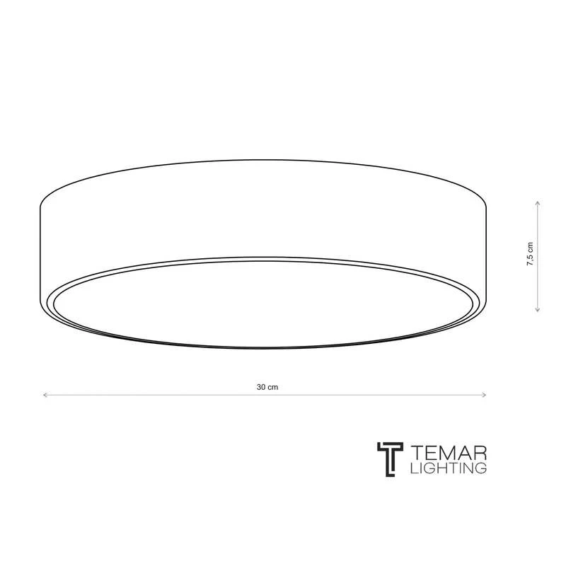 B-Ware Deckenleuchte Cleo LED Lampe dimmbar Stahl Glas weiß Ø30cm IP20 E27 2-flammig