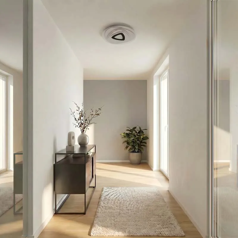 B-Ware Lindby Deckenleuchte Lampe Rebeka LED Fernbedienung weiß Wohnzimmer Esszimmer