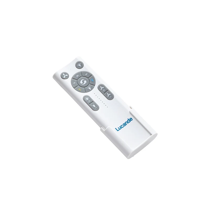 B-Ware Lucande Deckenventilator Lignia LED Ventilator Holz schwarz Ø132cm Fernbedienung