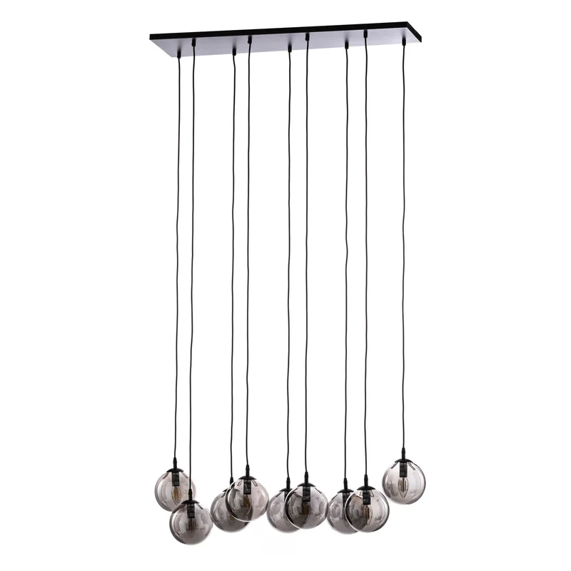B-Ware Euluna Hängeleuchte Glassy Hängelampe Pendelleuchte Lampe Leuchte 9-flammig Glas