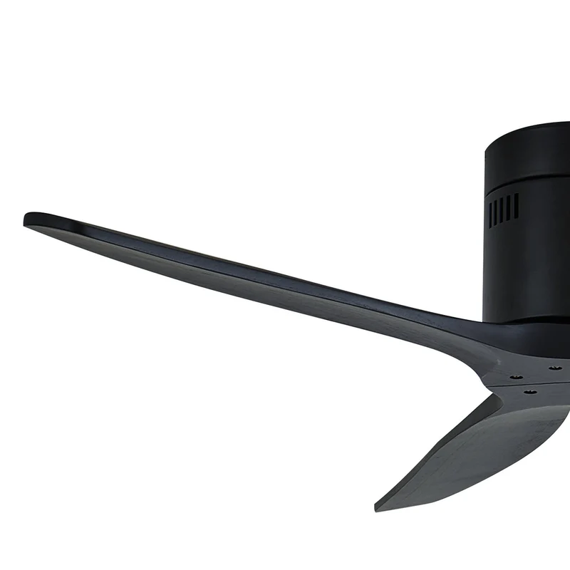 B-Ware Lucande Deckenventilator Ventilator Vindur schwarz DC Fernbedienung 132 cm leise