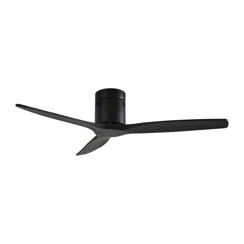 B-Ware Lucande Deckenventilator Ventilator Vindur schwarz DC Fernbedienung 132 cm leise