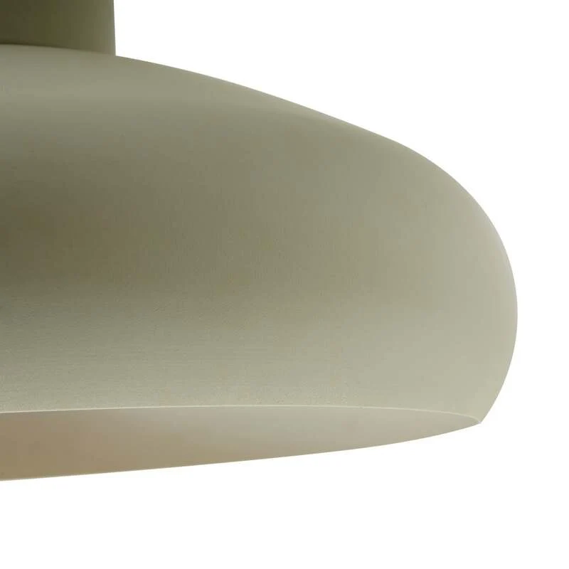 B-Ware Lindby Deckenleuchte Elover Deckenlampe Deckenlicht Lampe hellgrün Ø 45 cm Eisen