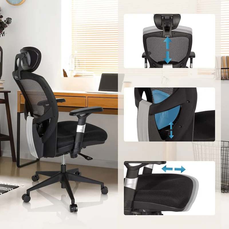 B-Ware hjh OFFICE Bürostuhl Chefsessel VENUS BASE Ergonomie Komfort Design schwarz