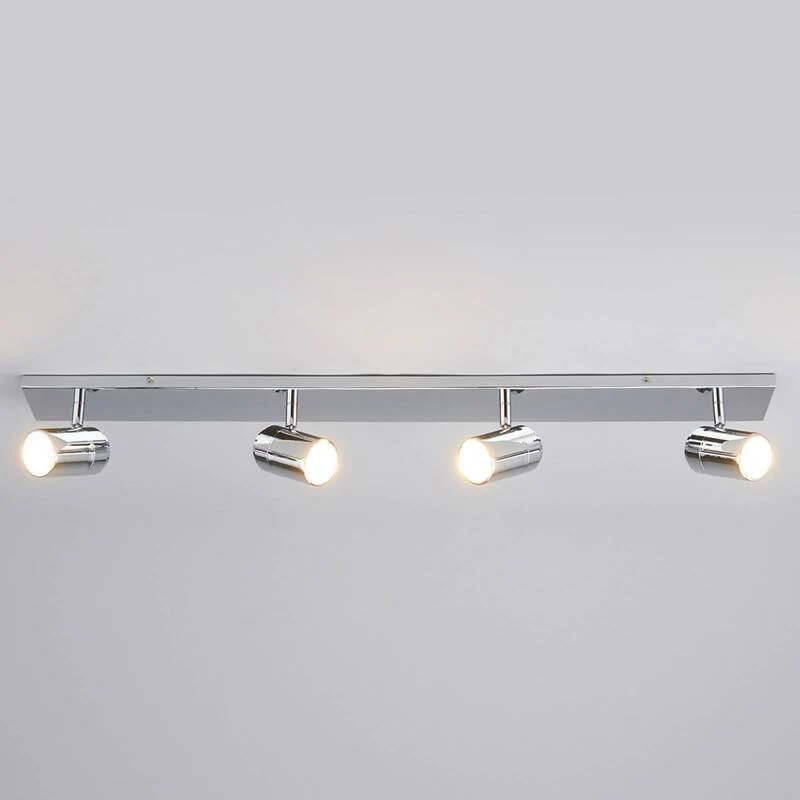 B-Ware Lindby Dejan 4-flammige Badleuchte Badlampe Lampe Leuchte Deckenlampe silber758