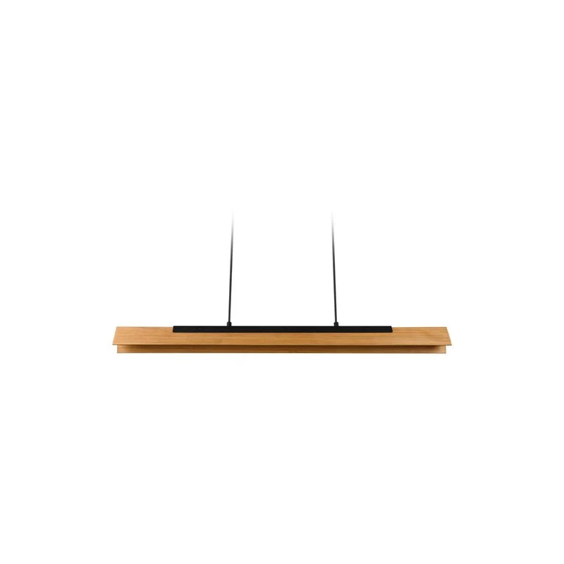B-Ware Kerala Hängeleuchte Pendelleuchte LED Touchdimmer Sensordimmer Holzschirm war790