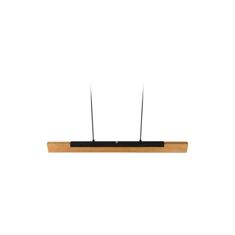 B-Ware Kerala Hängeleuchte Pendelleuchte LED Touchdimmer Sensordimmer Holzschirm war790