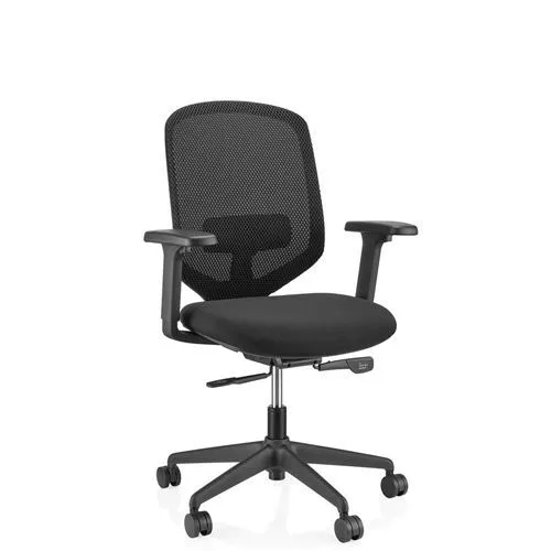 B-Ware HJH OFFICE Bürostuhl Drehstuhl Schreibtischstuhl Delvia Schwarz Armlehnen