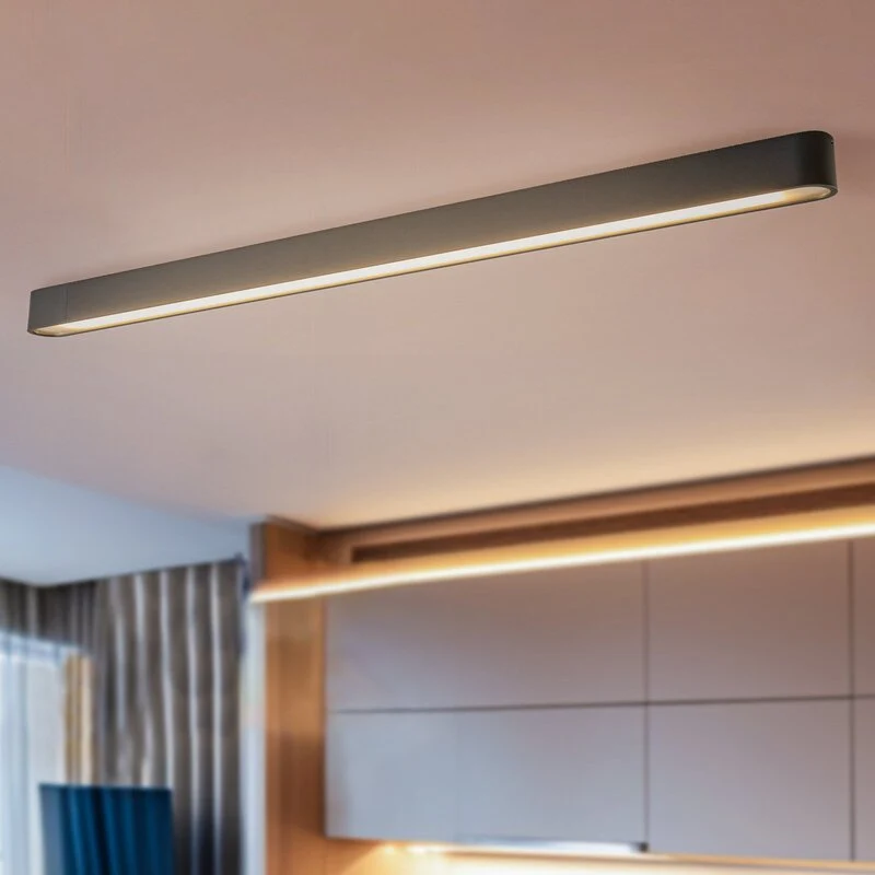 B-Ware Nowodvorski Lighting Deckenleuchte Lampe Soft graphit Aluminium G13 Kunstst985