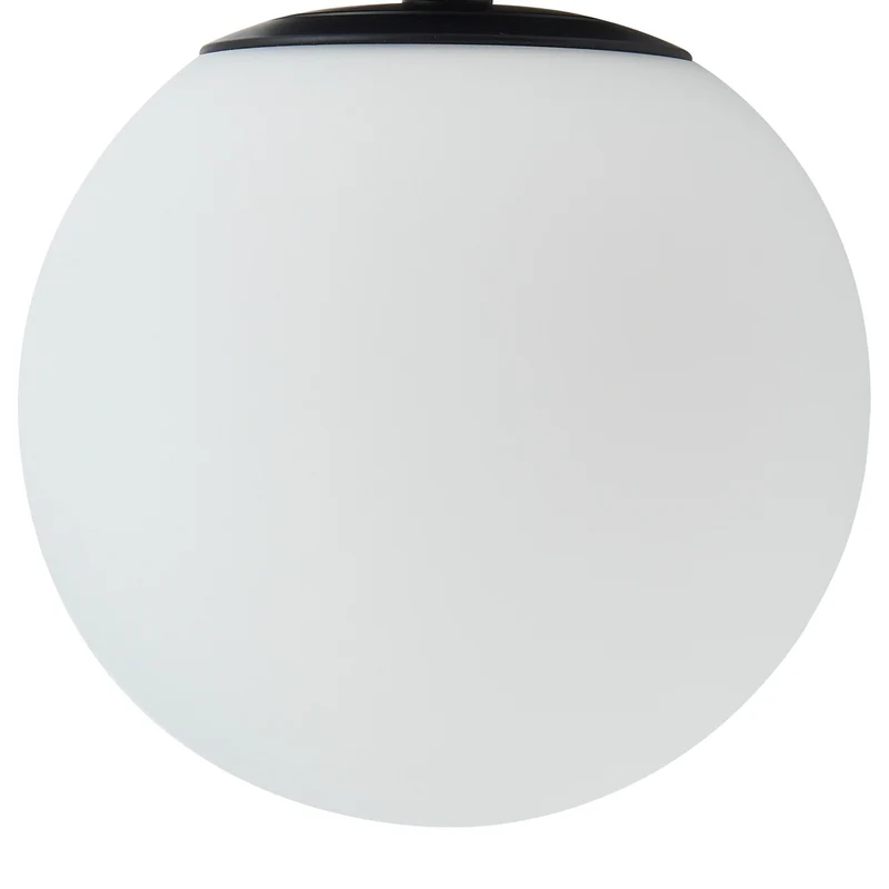 B-Ware Lucande Deckenlampe Bidolo LED Lampe dimmbar schwarz IP44 Ø15cm 17,7cm hoch