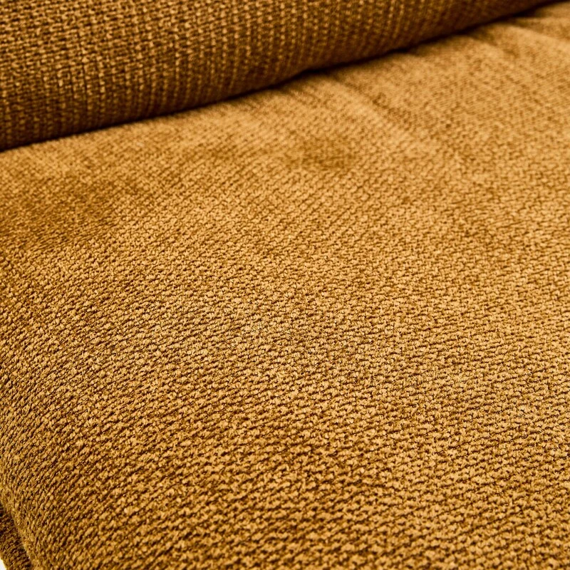 B-Ware hjh LIVING Loungesessel Sessel Schneidersitzstuhl Criss-Cross 20 Stoff Braun