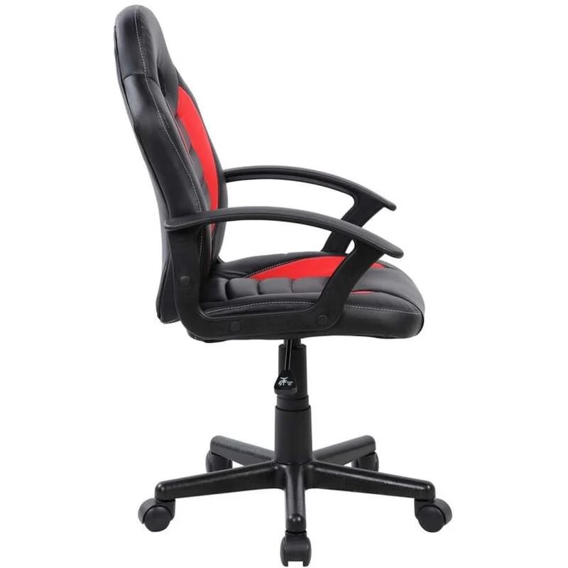 B-Ware Rocada Gamingstuhl BASIC Kunstleder rot ergonomisch Stuhl für Gamer Homeoffice