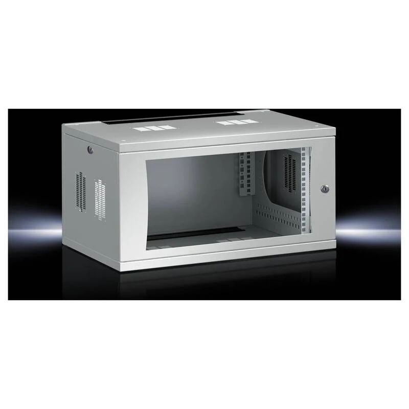 B-Ware Rittal 19 Zoll Netzwerkschrank Wandgehäuse grau 6 HE IP20 600x600mm