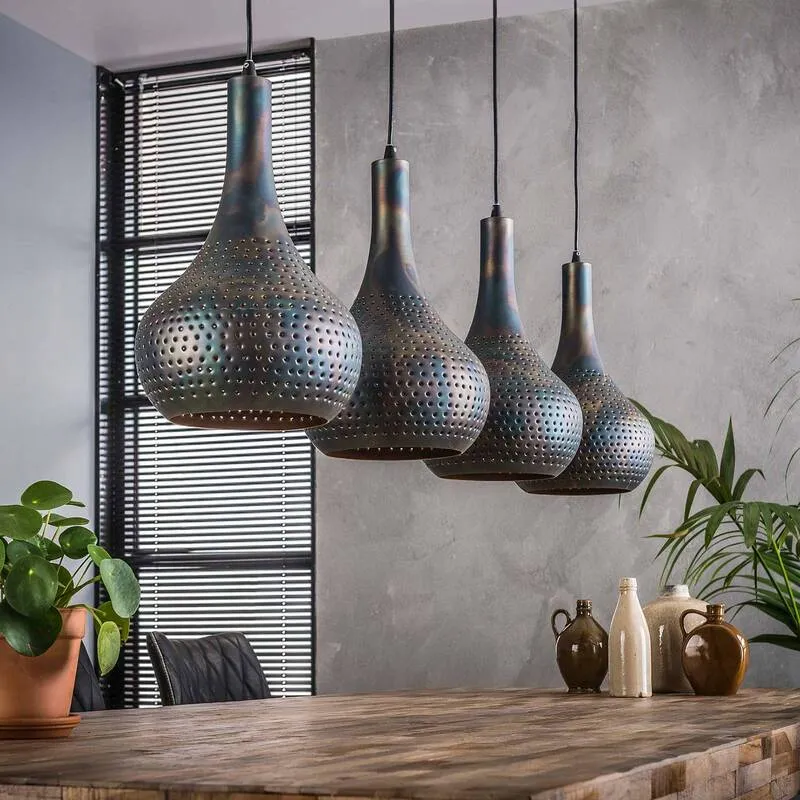 B-Ware Emob Hängeleuchte Bombur Hängelampe Pendelleuchte Pendellampe Lampe Vierflammig