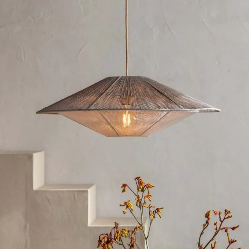 B-Ware Good & Mojo Hängelampe Hängeleuchte Lumbini LED Pendelleuchte Lampe hellgrau