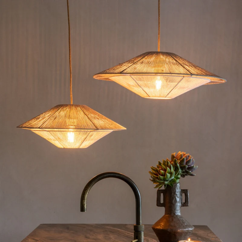 B-Ware Good & Mojo Hängelampe Hängeleuchte Lumbini LED Pendelleuchte Lampe hellgrau