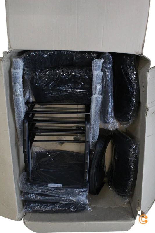 B-Ware HJH Office XT 600 SW - Vierfußstuhl Wartezimmerstuhl Bürostuhl 4 STÜHLE