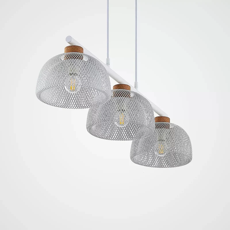B-Ware Lindby Louk Pendellampe 3-flammig weiß Deckenlampe Hängelampe Hängeleuchte Lampe
